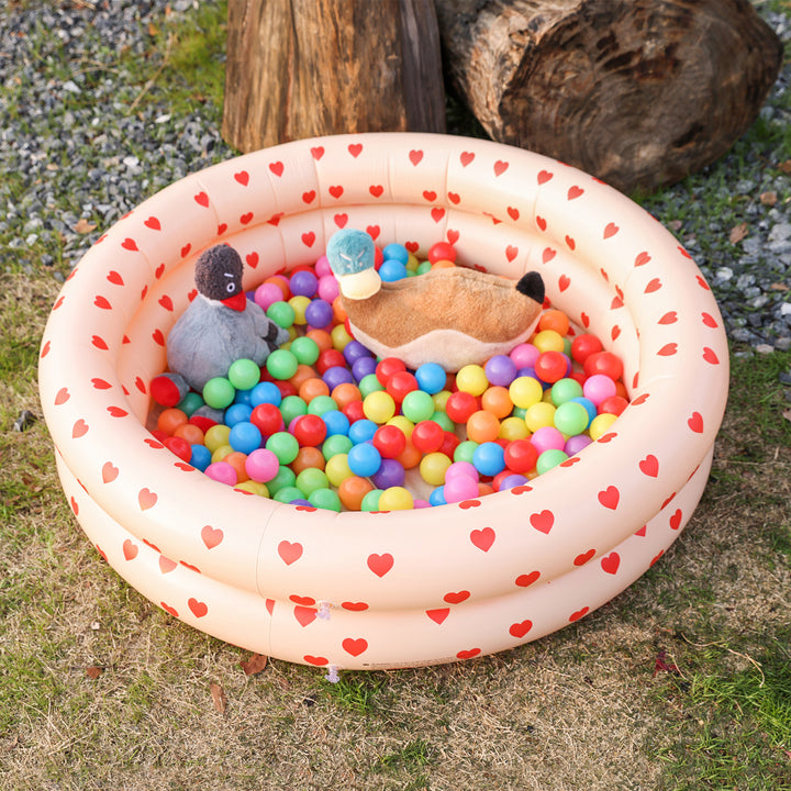 Women's Inflatable Children's Swimming Pool with Fun Sea Motifs Bowlift