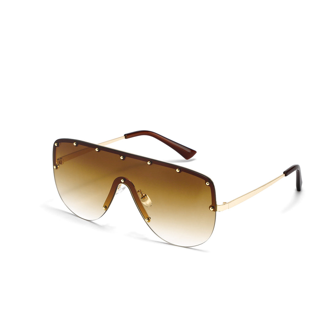 Women futuristic oversized sunglasses Bowlift