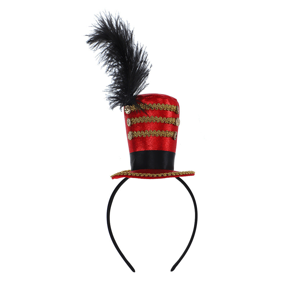 Unisex nan more patriotic mini cylinder headband for carnival and themed parties Bowlift