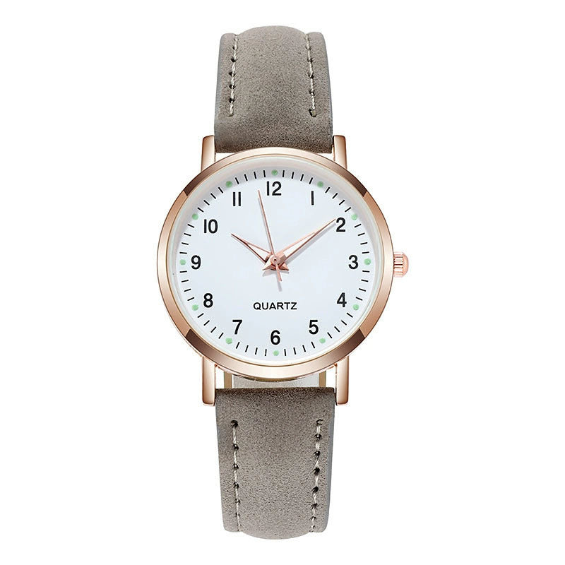 Minimalist Quartz Analog Leather Strap Casual Wrist Watch Bowlift