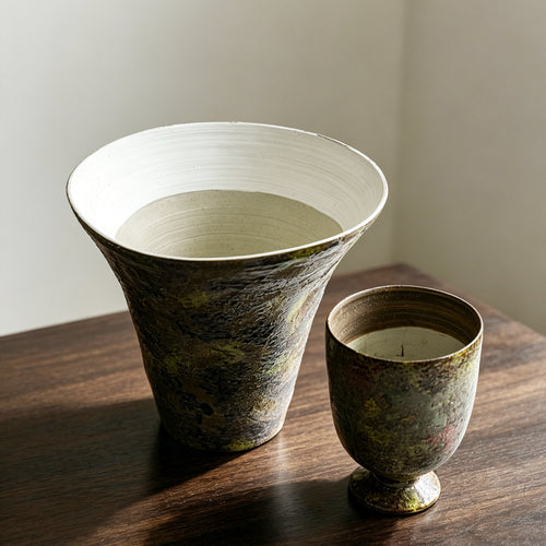 Artistic ceramic flower vase Bowlift