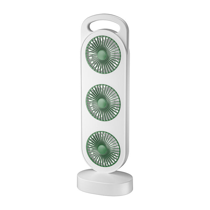 Unisex Multi-Head Portable Desk Fan Bowlift