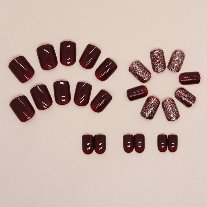 Glamorous Glitter Press-On Nail Set Bowlift