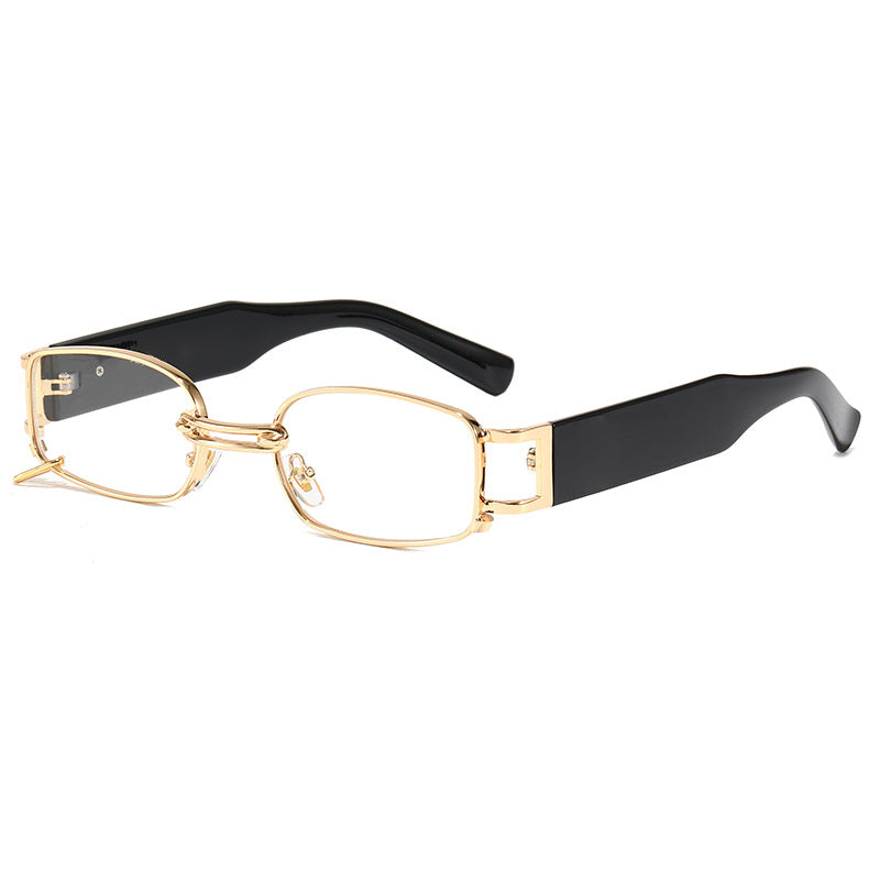 Women fashion rectangular sunglasses with exclusive metal frame Bowlift