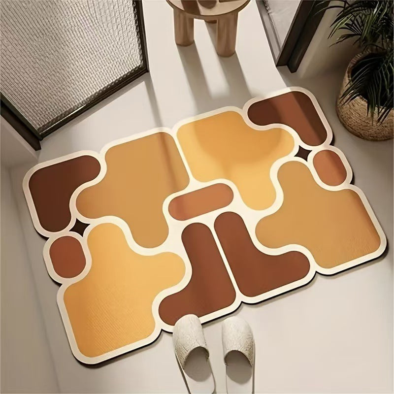 Modern Abstract Floor Mat Bowlift