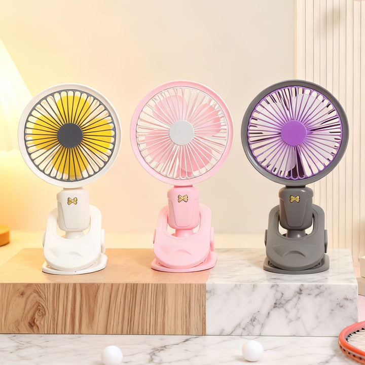 Women Portable Table Fan with Flexible Stand Bowlift