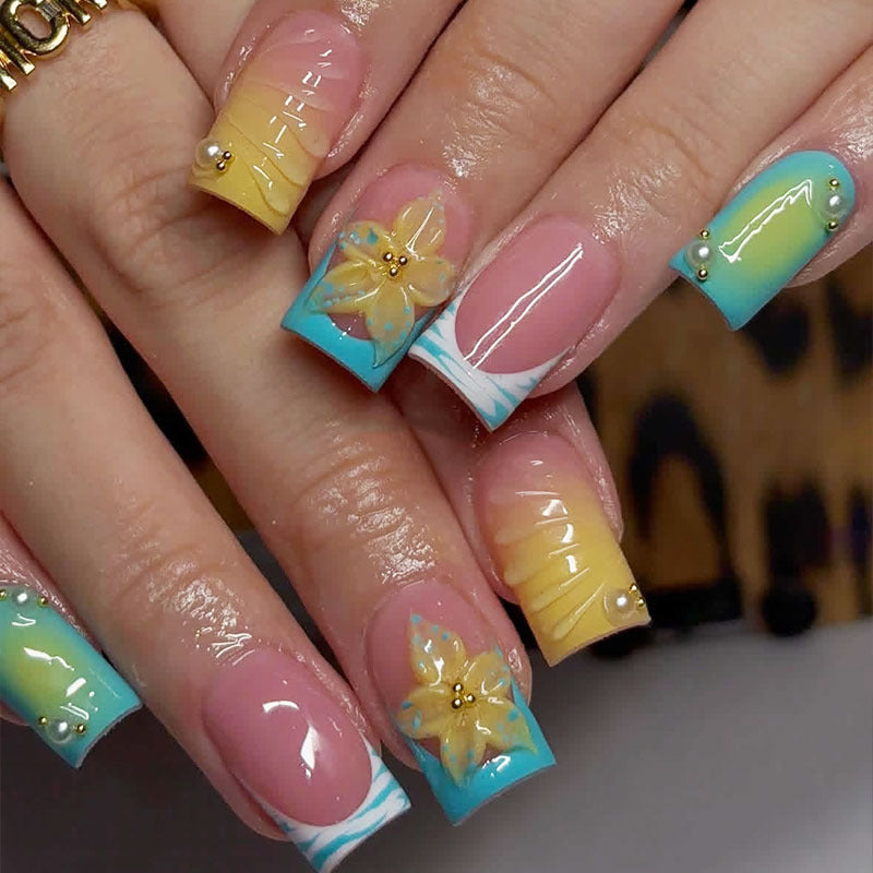 Artistic Press-On Nail Tips Bowlift
