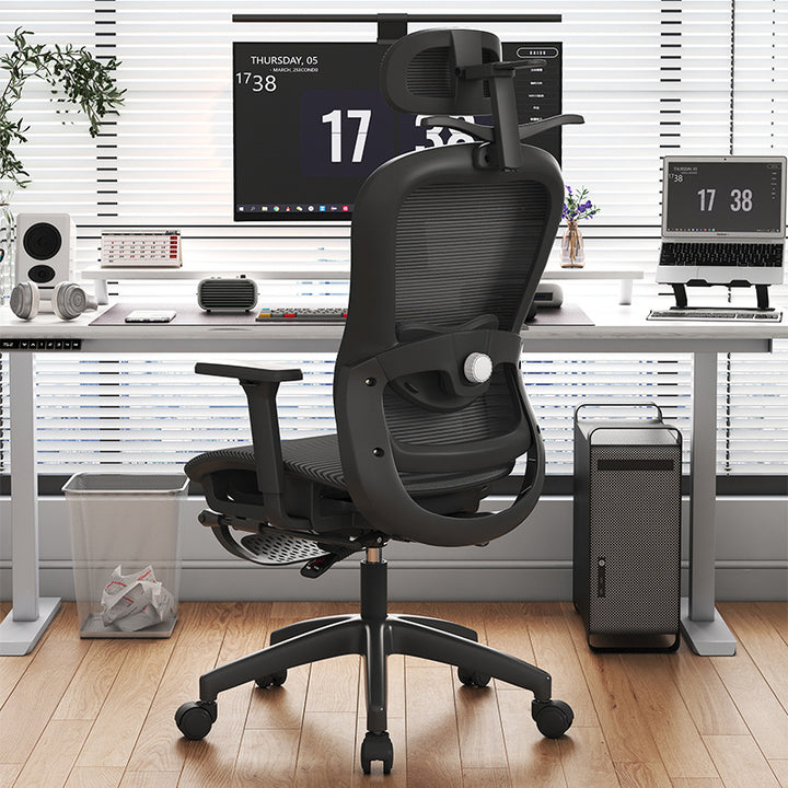 Ergonomic Mesh Back Office Chair Bowlift