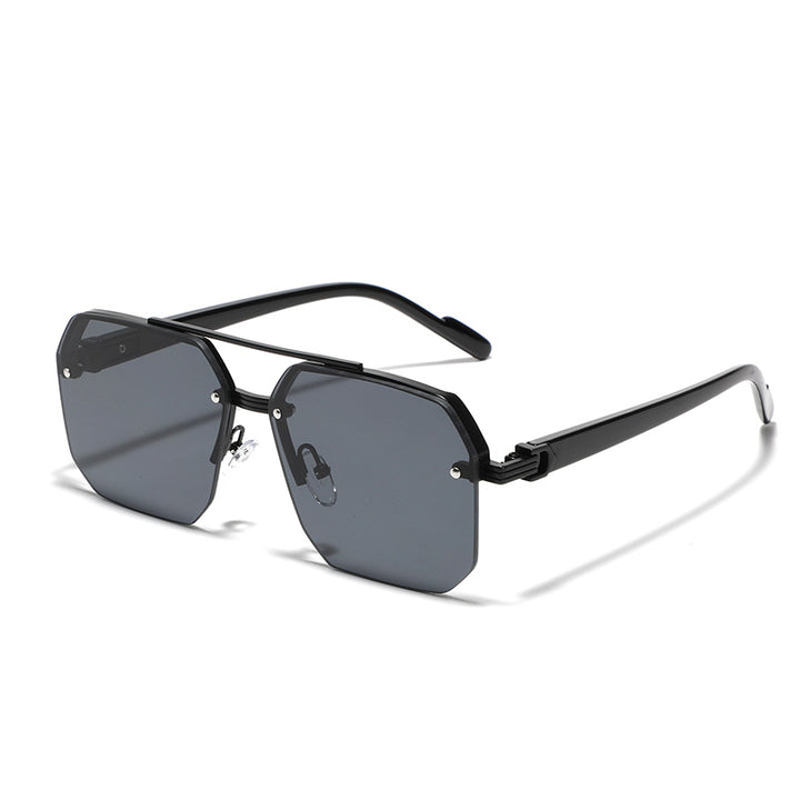 Ladies hexagonal sunglasses with elegant metal frame Bowlift