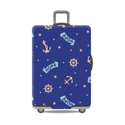 Tropical Leaf Print Hard Shell Luggage Bowlift