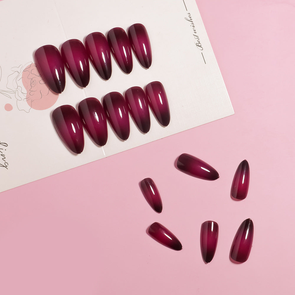 Premium Glossy Stiletto Press-On Nail Tips Bowlift