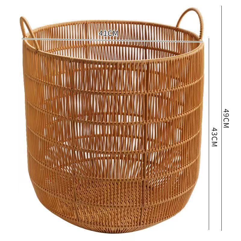 Decorative Woven Storage Basket Bowlift