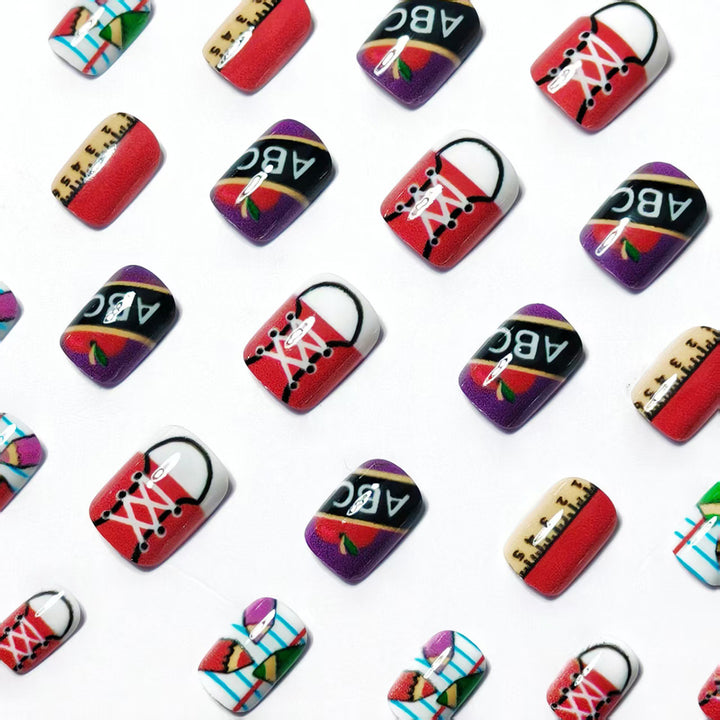 Creative Educational Theme Nail Art Bowlift