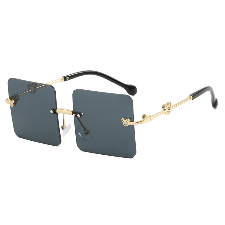 Women's square sunglasses with luxurious, high-quality frame Bowlift