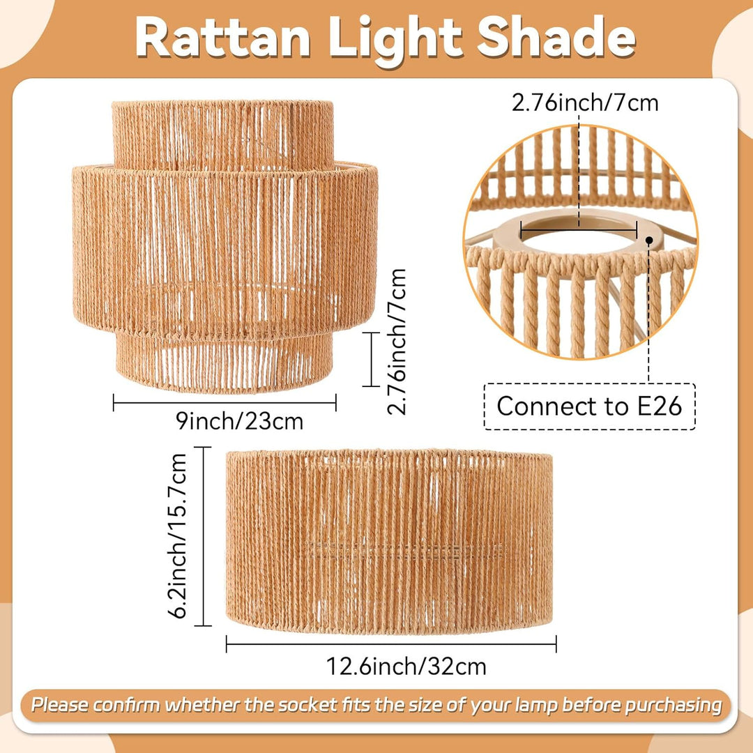 Decorative Rattan Storage Basket Bowlift