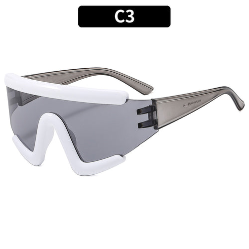 Futuristic Wraparound Sunglasses
