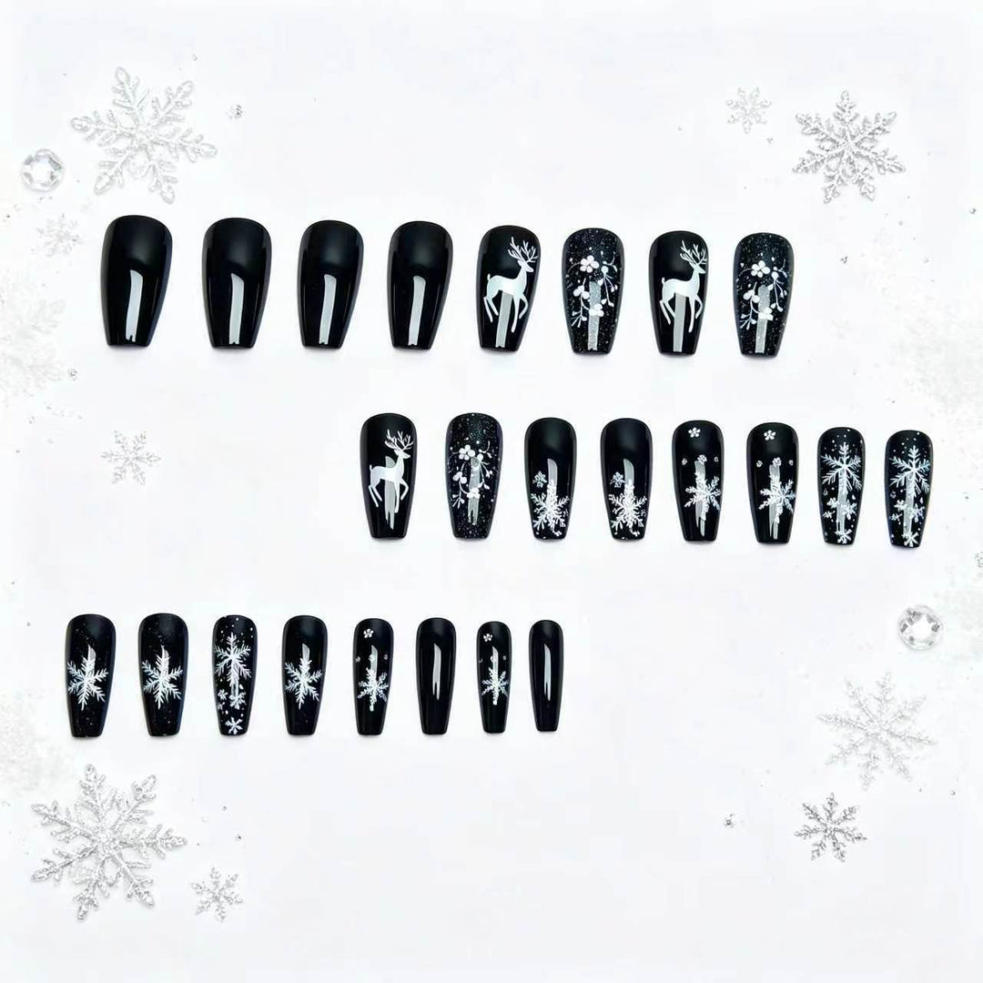 Winter-Themed 3D Nail Art Bowlift