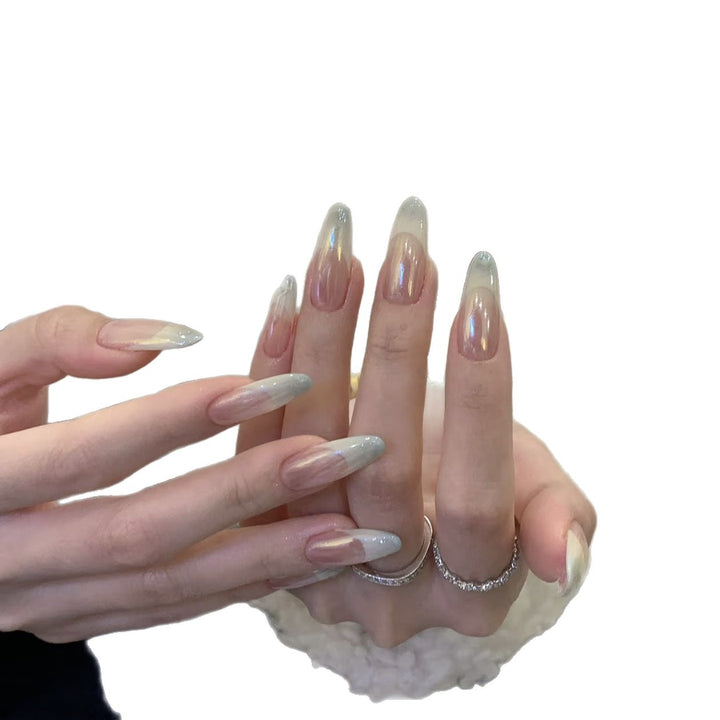 Premium Artificial Nails with Elegant Ombre Effect Bowlift