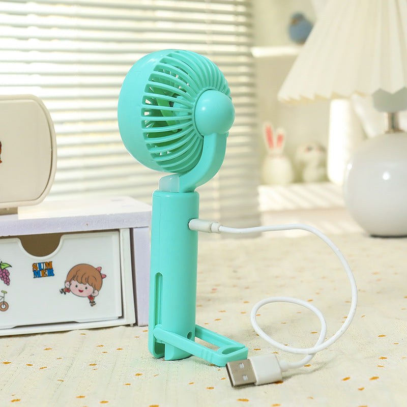 Women Portable USB Lamp Fan with Innovative Design Bowlift