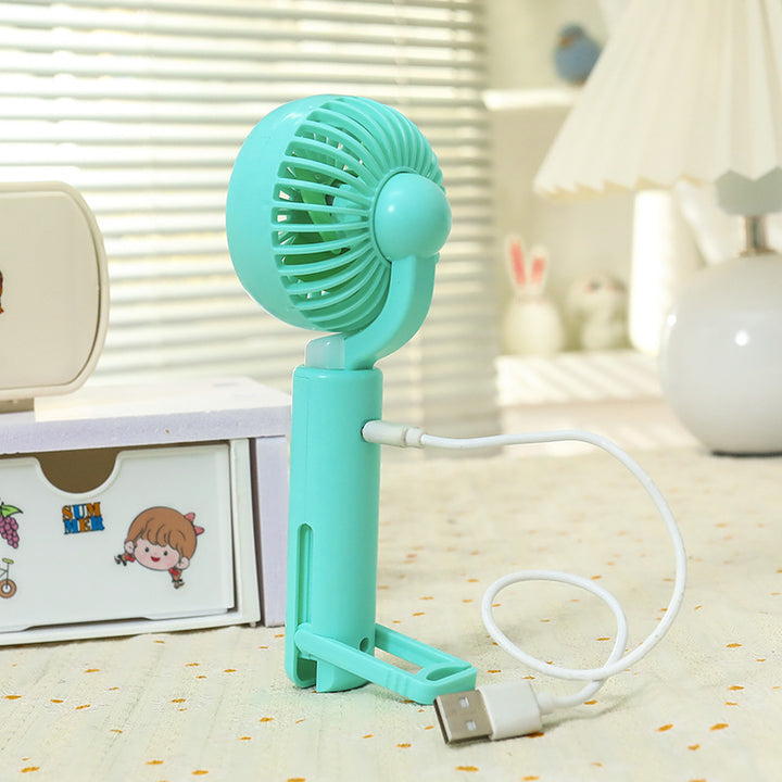 Women Portable USB Lamp Fan with Innovative Design Bowlift