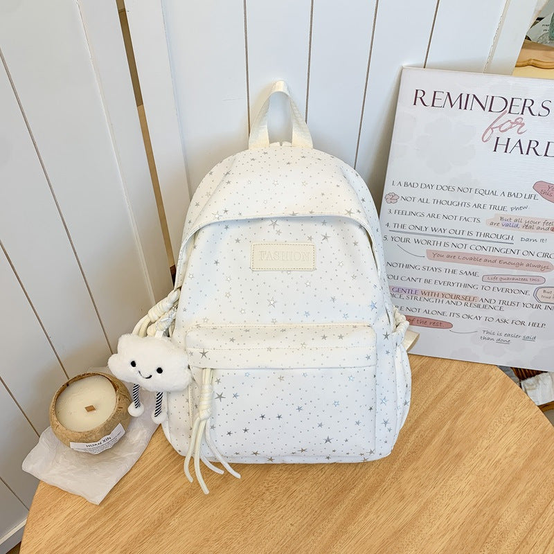Stylish Star-Patterned Backpack