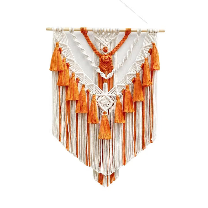 Macrame Wall Hanging with Fringes Bowlift