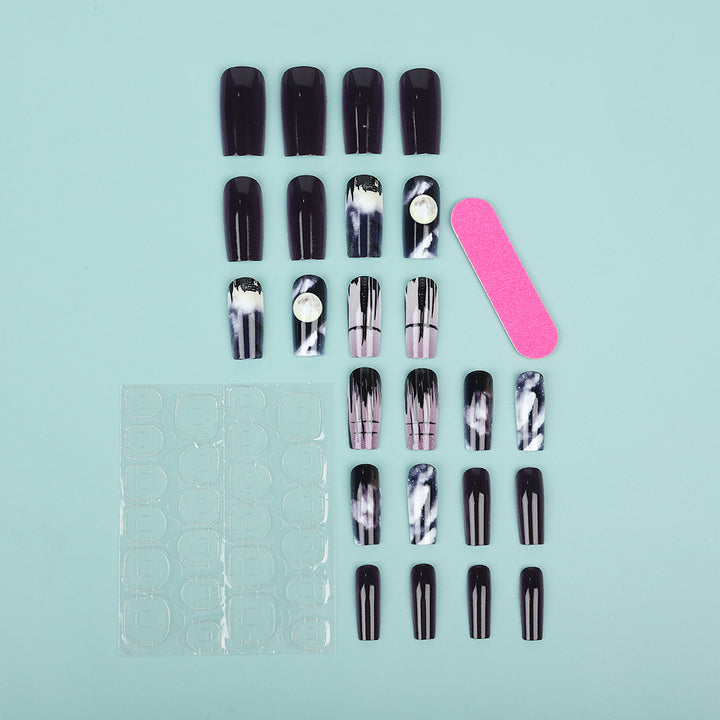 Set of artistic and decorative artificial nails Bowlift