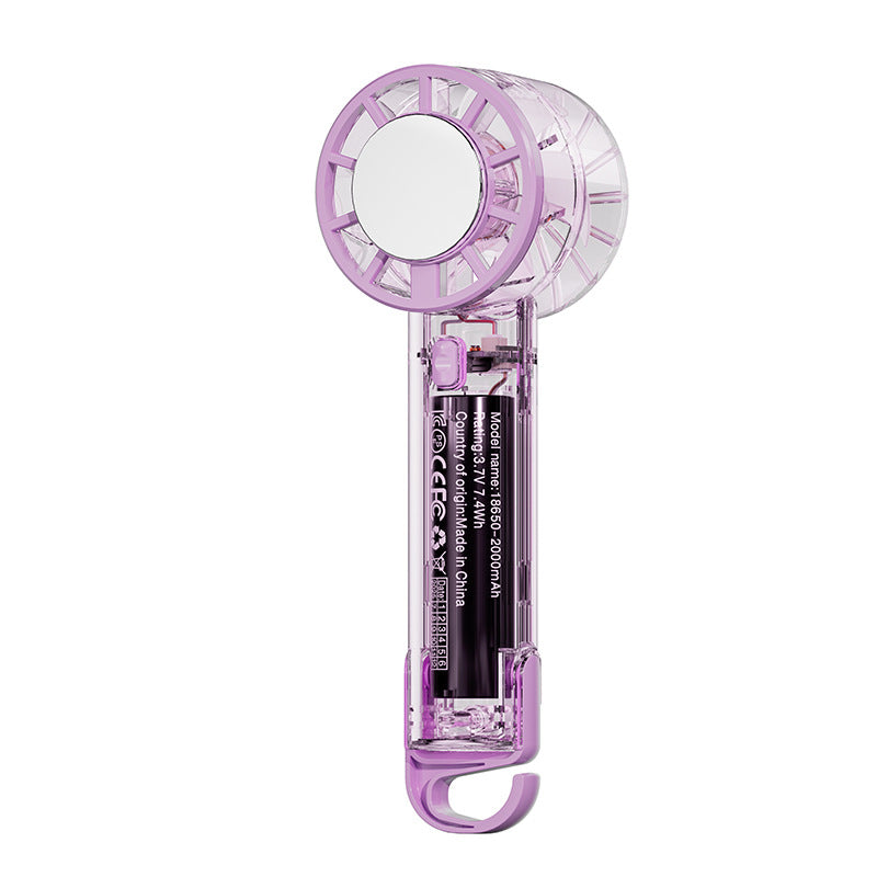 Ladies Portable Hand Fan with USB-C Connection Bowlift