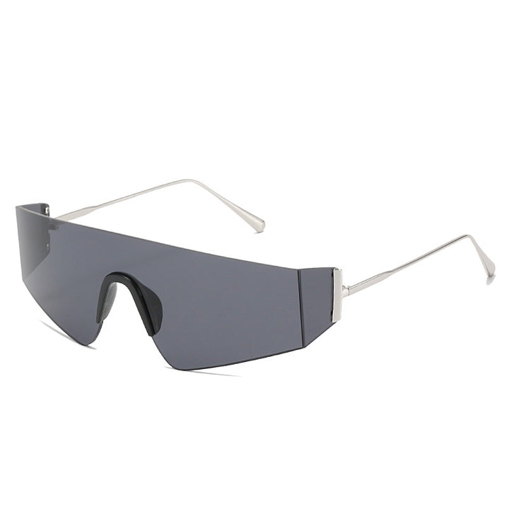 Ladies futuristic oversized sunglasses Bowlift