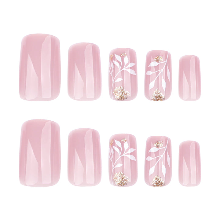 Artful nail art with elegant floral design Bowlift