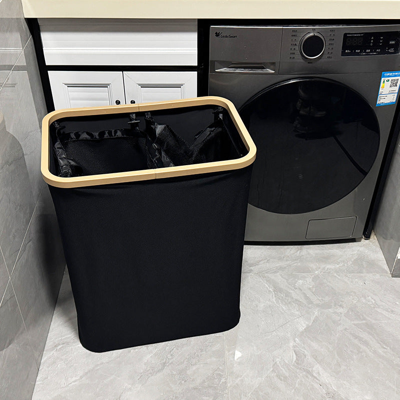 Modern laundry basket with removable lid and carrying handles Bowlift