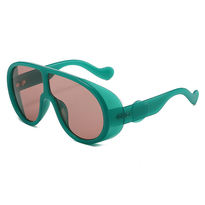 Ladies extravagant sunglasses with stylish transparent frame Bowlift