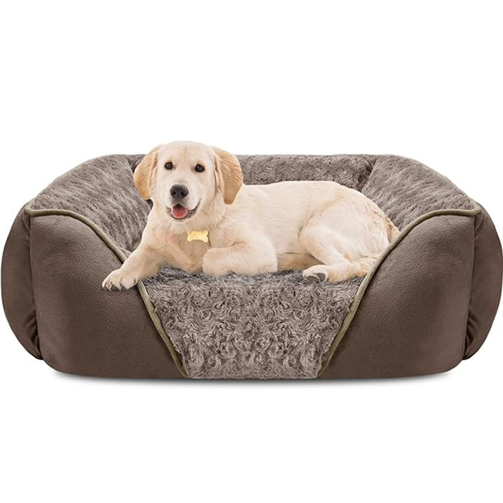Orthopedic Plush  Couch   Dog Bed