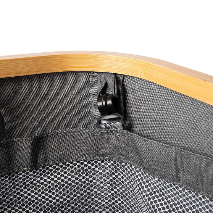 High-quality laundry basket with bamboo lid Bowlift
