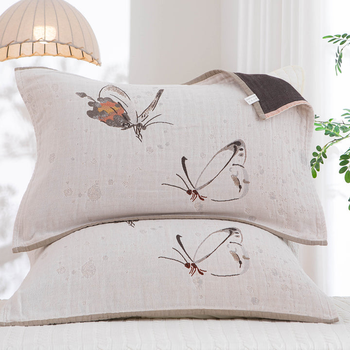 Women Decorative Pillow with Floral Pattern and High-Quality Cotton Bowlift