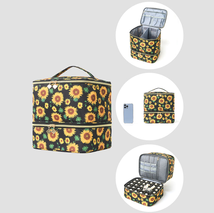Cosmetic organizer with intelligent compartment system Bowlift