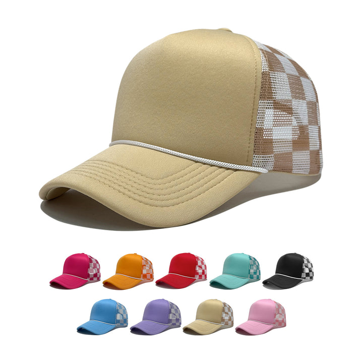 Women's Sporty Trucker Cap with Mesh Insert Bowlift