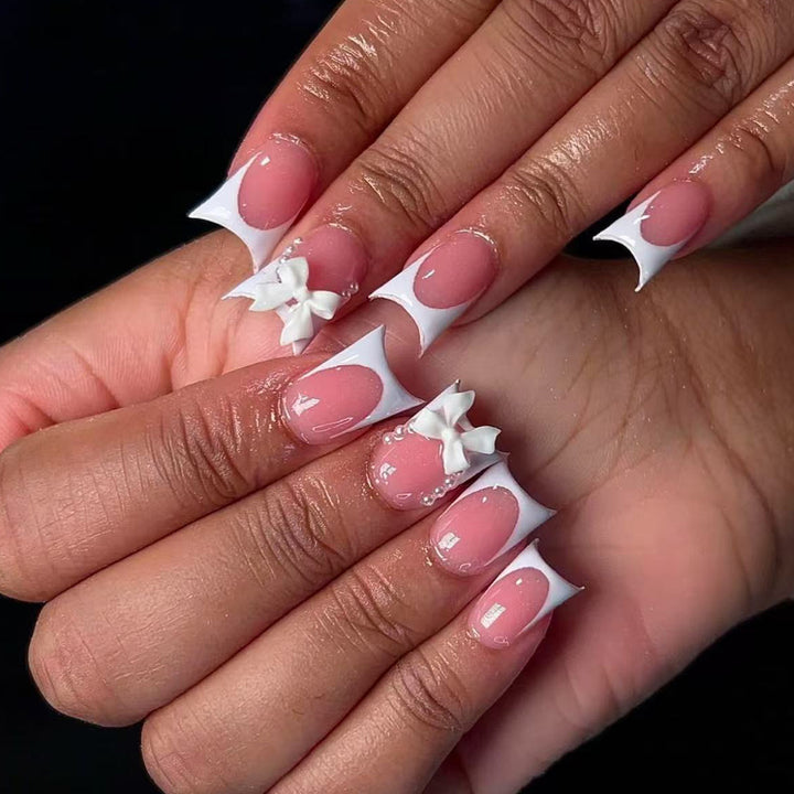 Designer Bow-Embellished Nail Art Extensions Bowlift