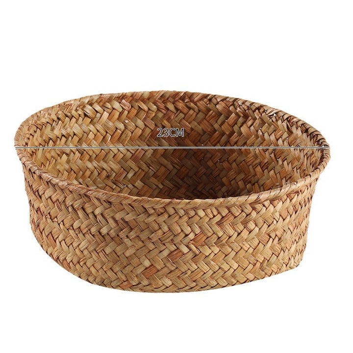 Handmade Natural Fiber Storage Basket Bowlift