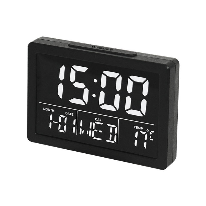 Digital Multifunctional Alarm Clock with Temperature and Date Display Bowlift