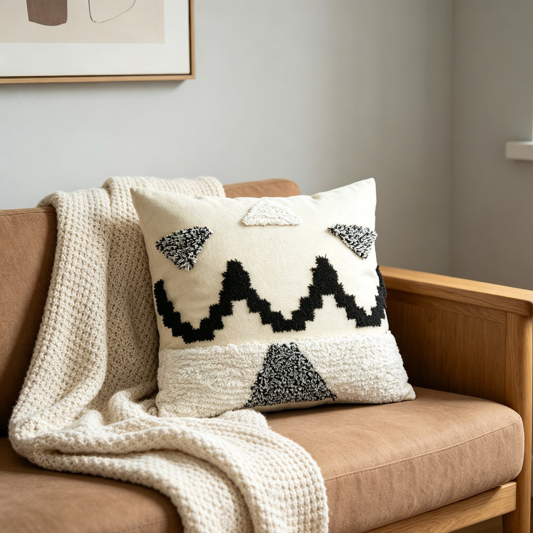 Artistic Geometric Cushion