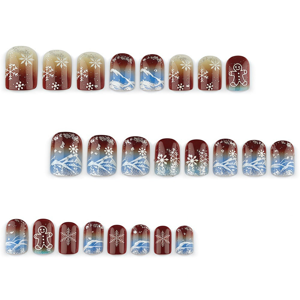 Decorative Winter Nail Art Bowlift
