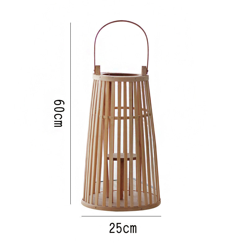Decorative Wooden Lantern Bowlift