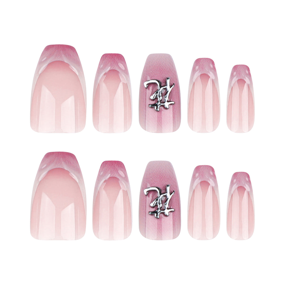 Artful stiletto nails with floral accents and 3D details Bowlift