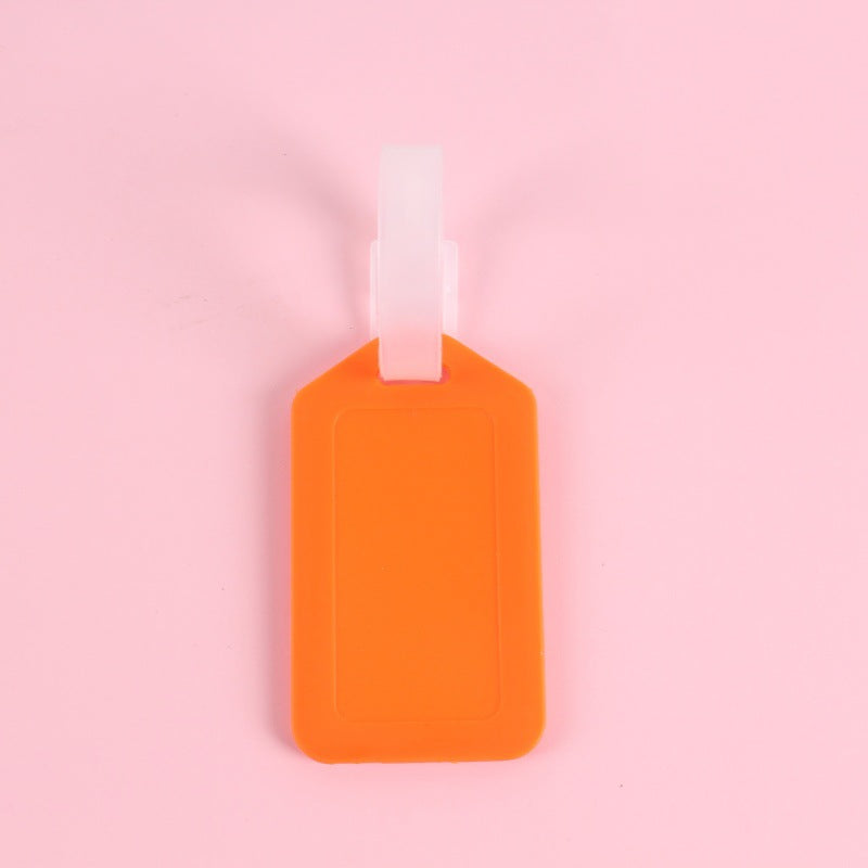 Unisex flexible silicone luggage tag Bowlift