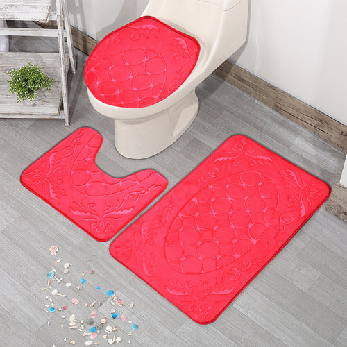 Bathroom Mat Set Bowlift
