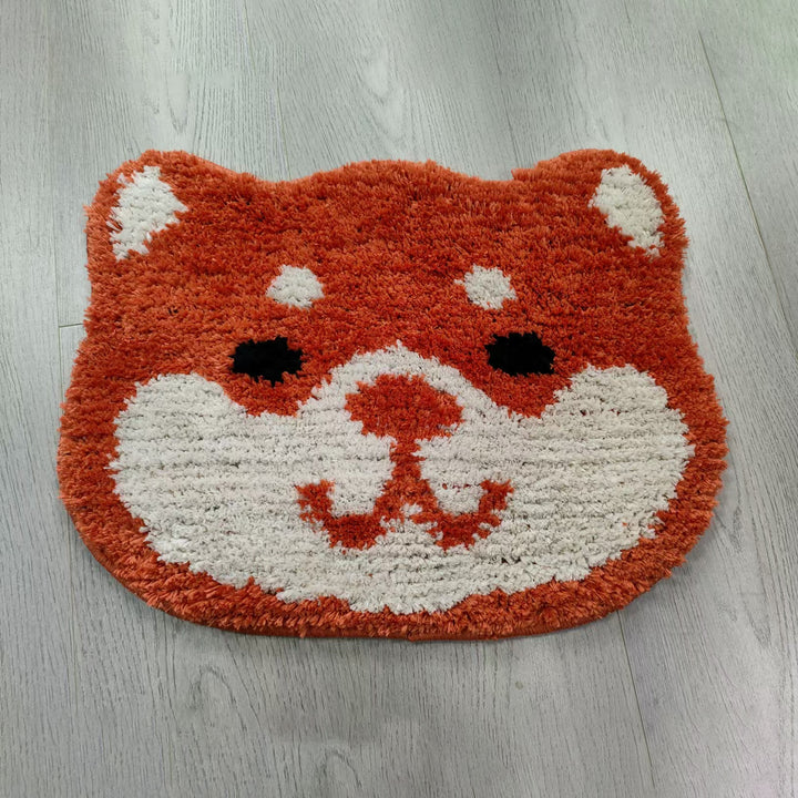 Cute Cat-Shaped Plush Bath Mat