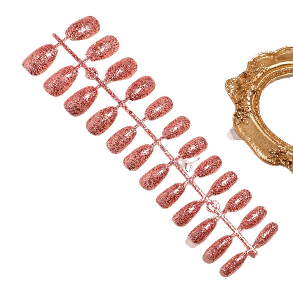 Glittery Acrylic Press-On Nail Kit Bowlift