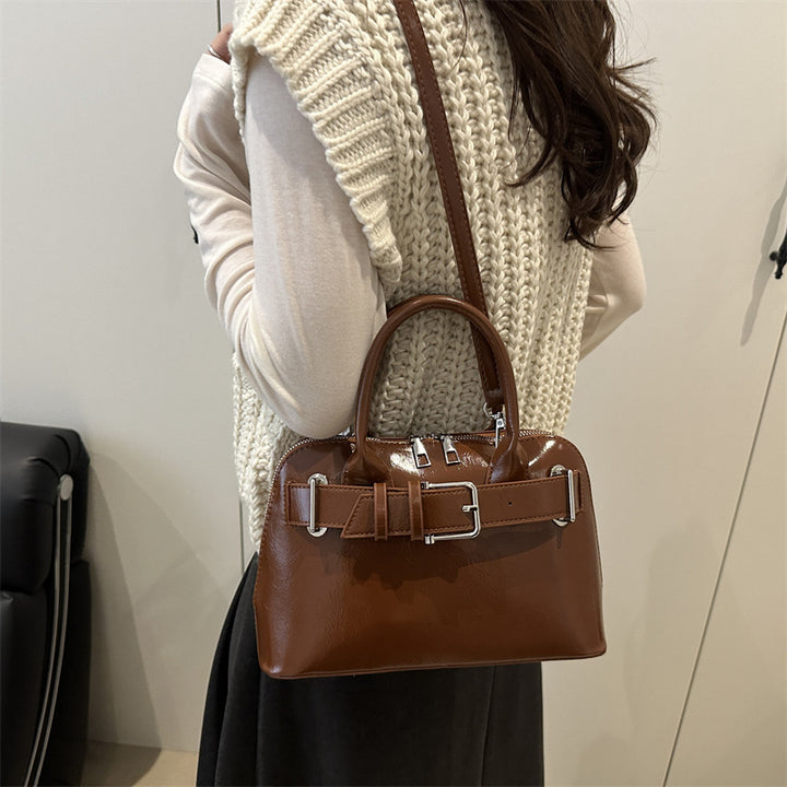 Structured Double Handle Handbag Bowlift