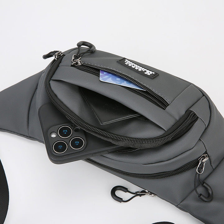 Flexible waist bag with multiple security pockets Bowlift